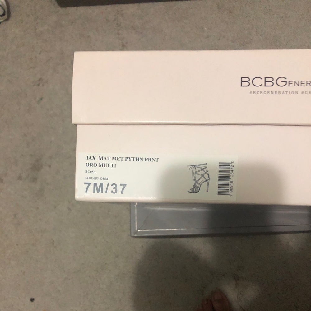 Bcbgeneration Oro Multi Python Print Heels - image 2